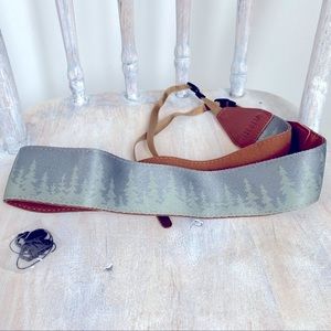 Green Pine Trees Camera Neck Strap New without Tags